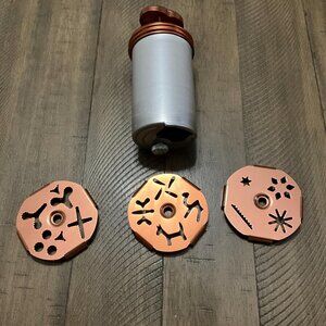 Mirro Aluminum Dial A Cookie Cookie Press  12 Different Designs Cheese Straws